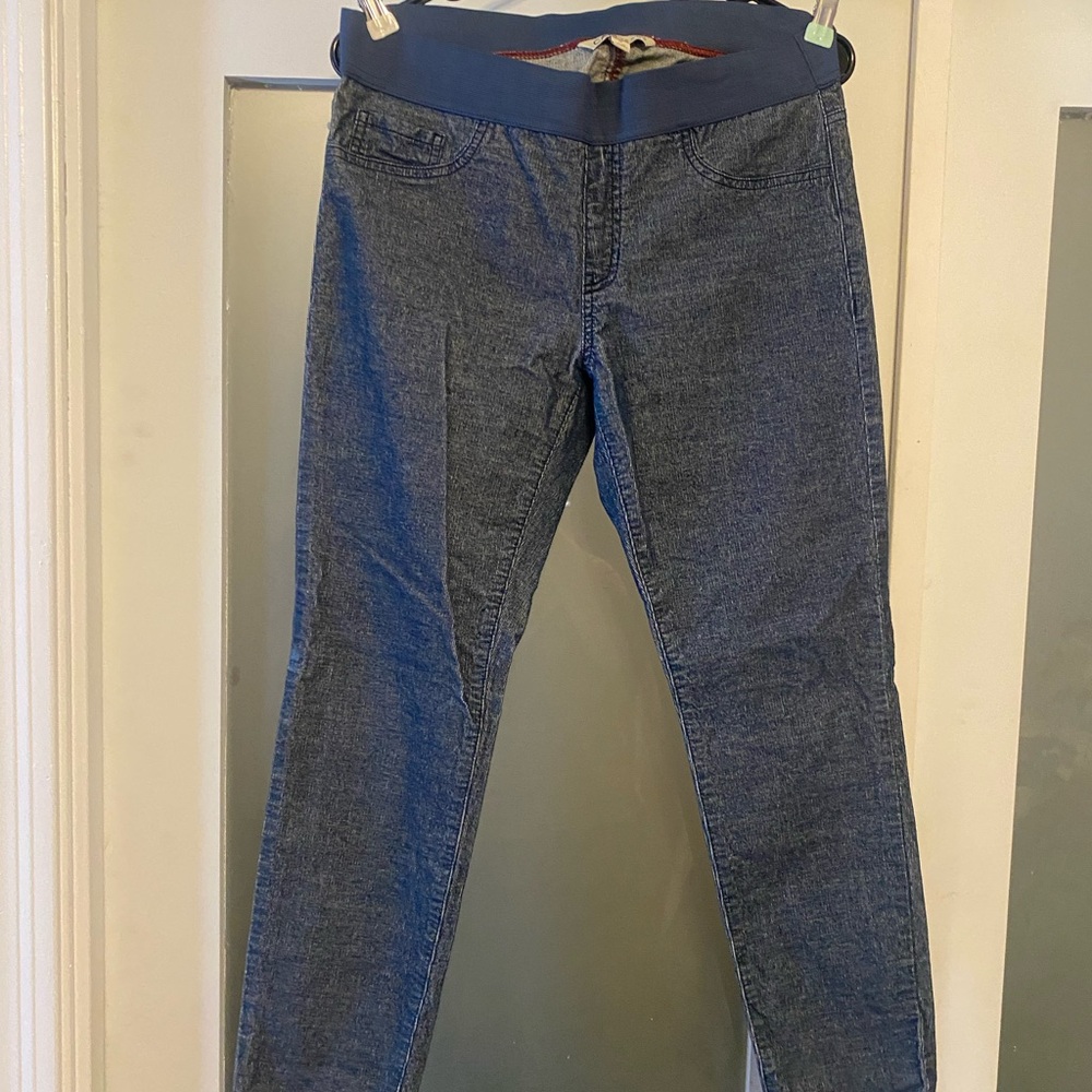 CAbi Blue Jeggings with Elastic Waistband